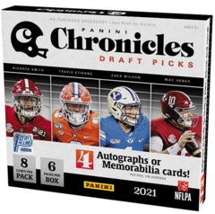 2021 Panini Chronicles Draft Picks Collegiate Football Hobby Box FOTL (First Off The Line)